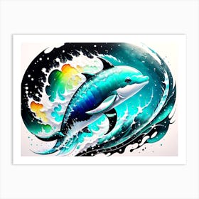 Dolphin Art Print