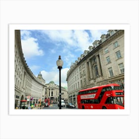 Double Decker Bus In London (UK Series) Art Print