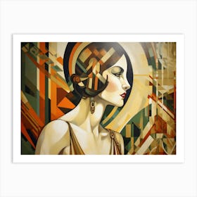 Glamour Art Deco Art Print