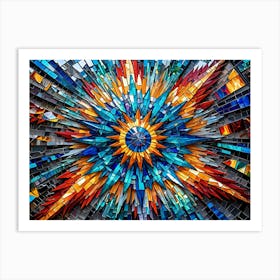 Mosaic Star Art Print