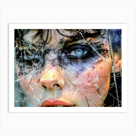 Broken Glass Art Print