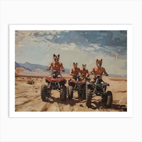 Four Wheelers Of The Apocalypse 3 Fy H Art Print