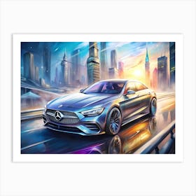 Mercedes Cls Art Print