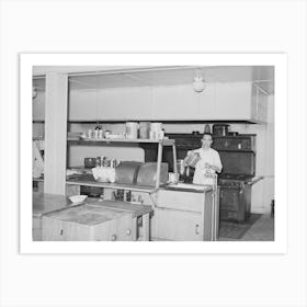 Kitchen Of Earl Fruit Company Ranch, Kern County, California By Russell Lee Art Print