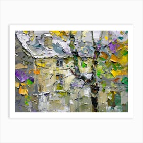 House In Autumn 1 Art Print