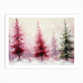 Winter Trees Art Print