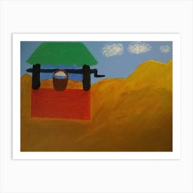 House In The Desert Art Print