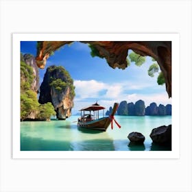 Thailand landscape 3 Art Print