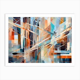 Abstract Contemporary Painting, 1286 Art Print