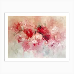 Abstract Roses Art Print