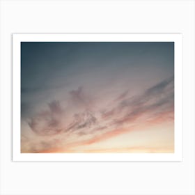 Abstract Sunset Art Print