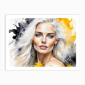 Portrait Of A Woman 1 Art Print