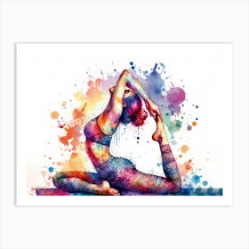 Yoga Pose 1 Art Print