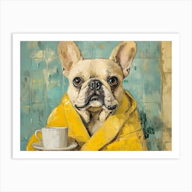 Leisure Frenchie Morning 4 Art Print