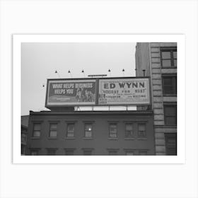 Signs, Fourth Avenue, New York City By Russell Lee Art Print