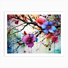 Flower Painting 3 Art Print