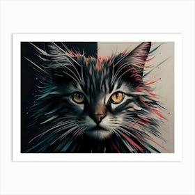 Cat Portrait 1 Art Print