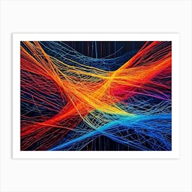 Harmonic Threads Art Print