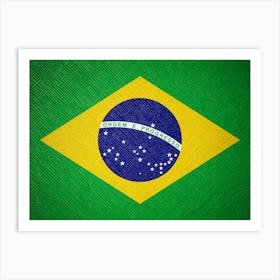 Brazil Flag 1 Art Print