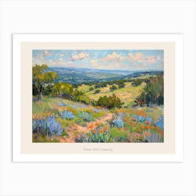 Western Landscapes Texas Hill Country 1 Poster Art Print