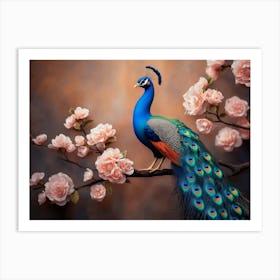 Peacock 64 Art Print