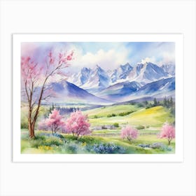 Watercolor Painting 3 Art Print