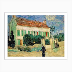 House By Van Gogh Art Print