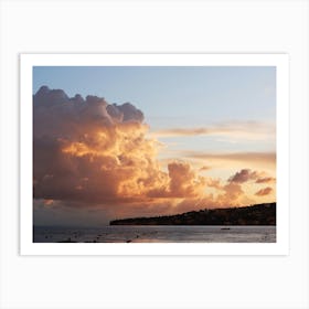 Naples Sky - Anton Maliar art photo Italy Italian photography travel sunset sea clouds Art Print