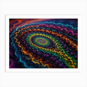 Psychedelic Spiral Art Print