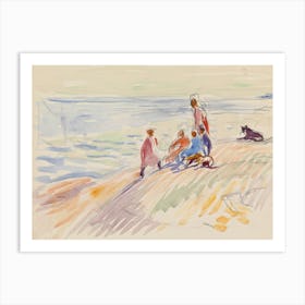 Shore Landscape, 1910 By Magnus Enckell Art Print