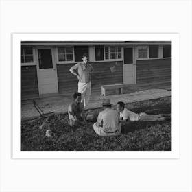 Twin Falls, Idaho, Fsa (Farm Security Administration) Farm Workers Camp, Japanese Who Live At The Camp By Art Print