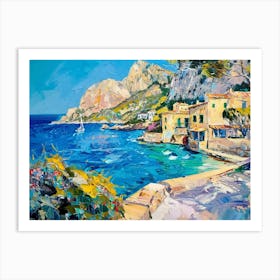 Village By The Sea Art Print