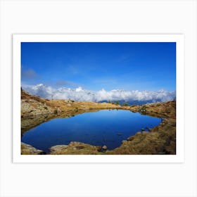 Pond In The Mountains Art Print