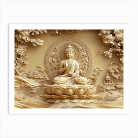 Buddha 12 Art Print