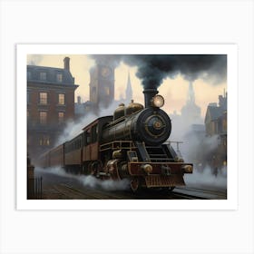 Steam Train 1 Art Print