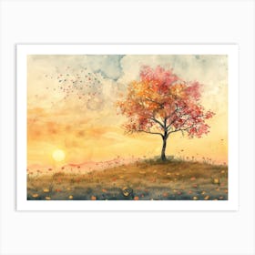 Autumn Tree 4 Art Print