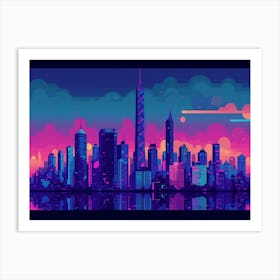 Shenzhen Skyline Art Print