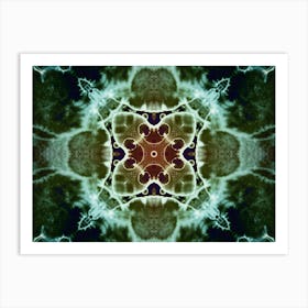 Green Abstract Decor 1 Art Print