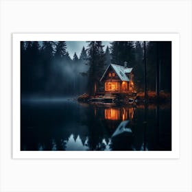 House In The Forest Art Print