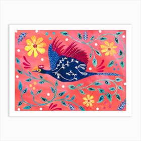 Folklore Lady Ross's Turaco Bird Art Print