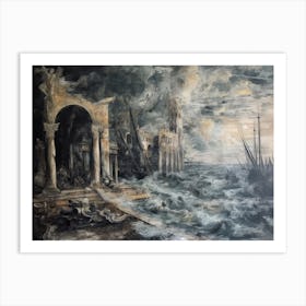 Contemporary Artwork Inspired By Tintoretto 2 Art Print