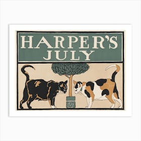 Harper's July By Edward Penfield (2) Art Print