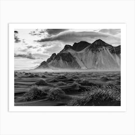 Vestrahorn in Iceland Art Print