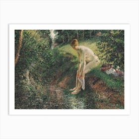 Bather In The Woods (1895), Camille Pissarro Art Print