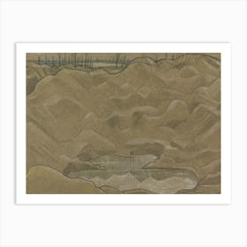 A Shell Crater (1918), Paul Nash Art Print