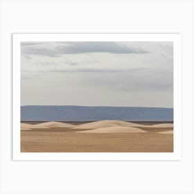 Sand Dunes In Africa Art Print