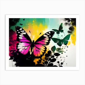 Butterfly Painting 83 Art Print