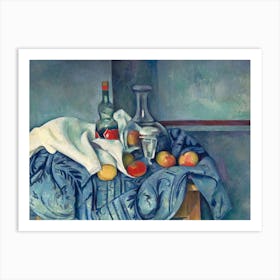 The Peppermint Bottle, Paul Cézanne Art Print