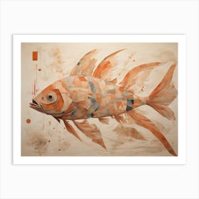 Fish art Art Print