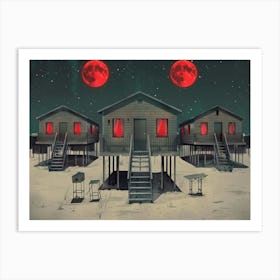 House In The Snow 3 Art Print